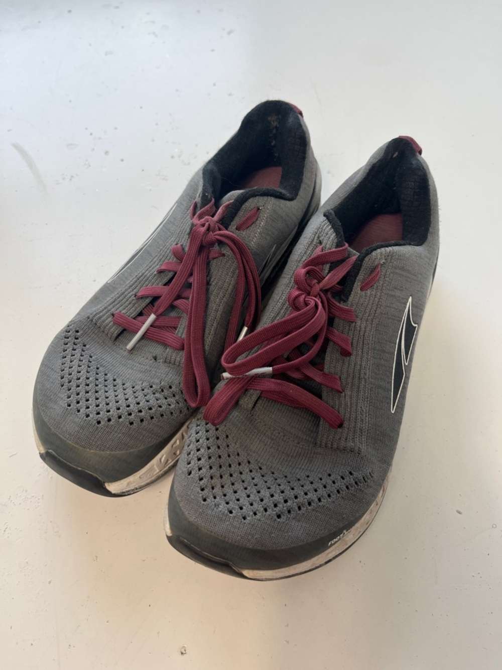 Altra Sz 7.5 Grey Guide Rail StabiliPad Athletic Running Shoes
